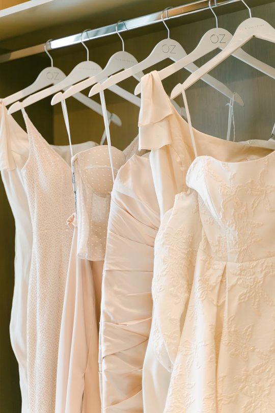 Bridesmaids in Blush