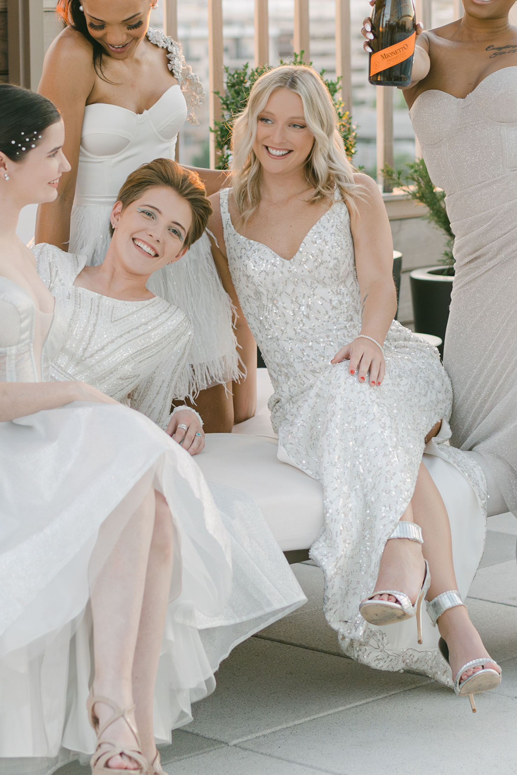 Bridesmaids in Sparkle — Conrad collection by Olia Zavozina